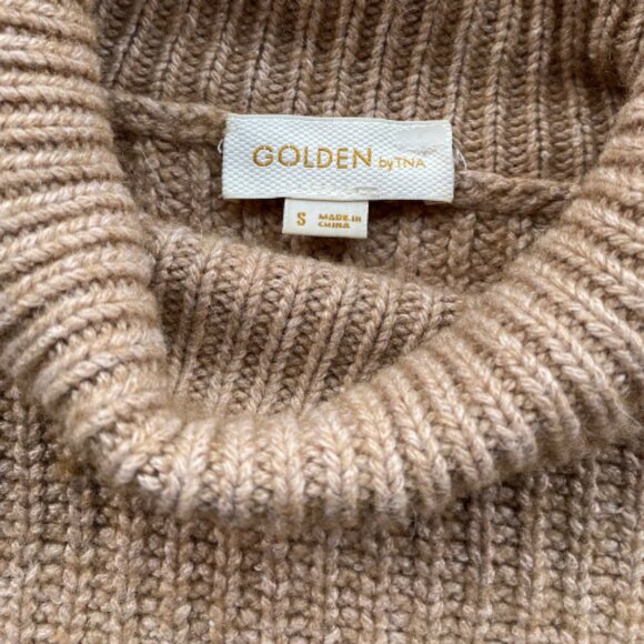 Golden by TNA Knit Sweater Camel | Size Small - Picture 5 of 5